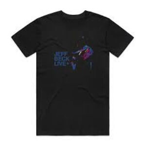 Jeff Beck Live Album Cover T Shirt Black